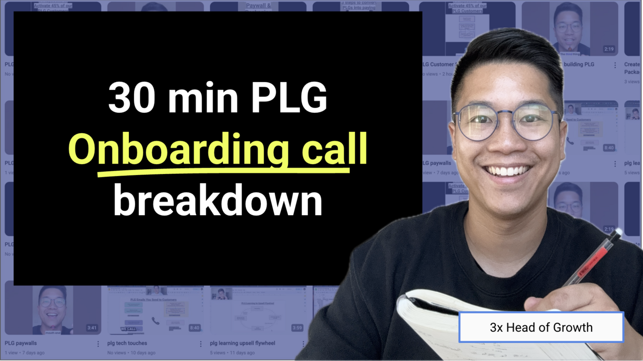 Product Led Growth Onboarding Call: The Step by Step Guide 2025 [Video]