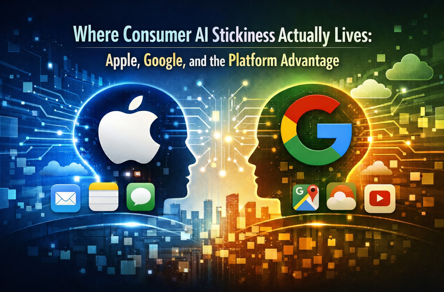 Where Consumer AI Stickiness Actually Lives: Apple, Google, and the Platform Advantage