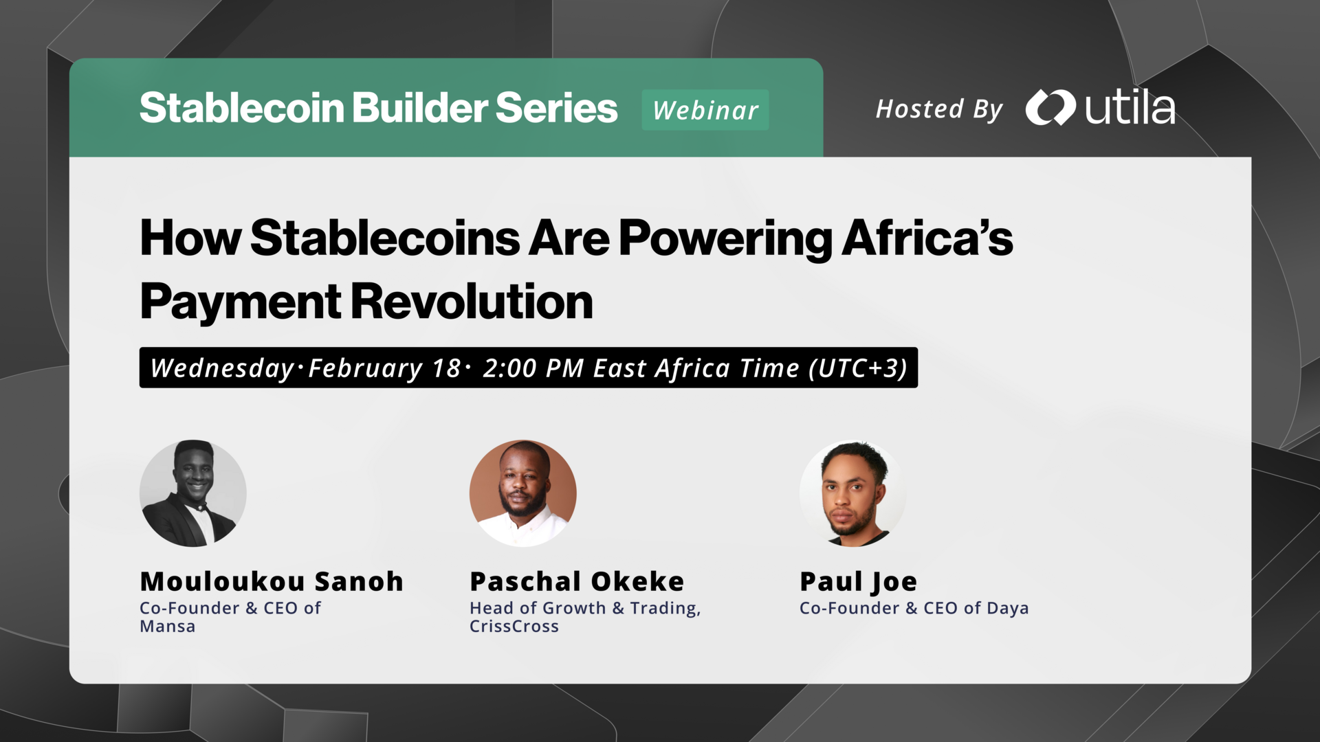 🌍 Live Session on Africa's Stablecoin Payments Boom
