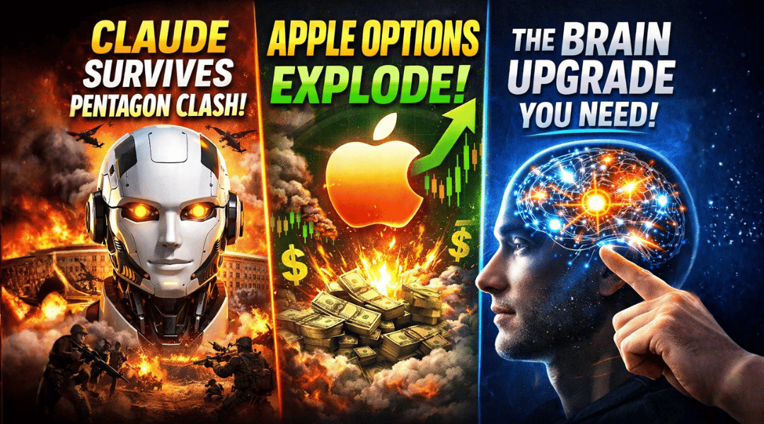 Claude Survives the Pentagon Clash, Apple Options Explode & The Brain Upgrade You Need