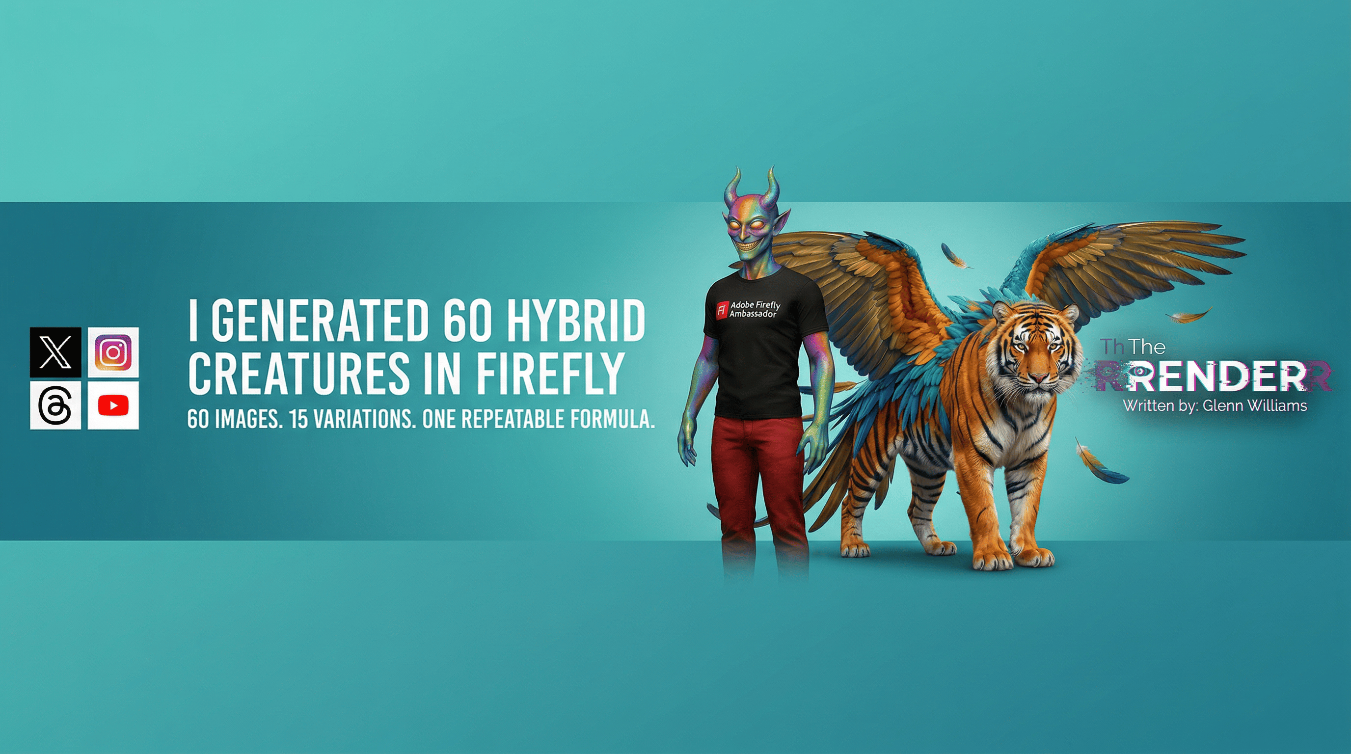 I Generated 60 Hybrid Creatures in Firefly. Here's the Formula That Scored 9.85.