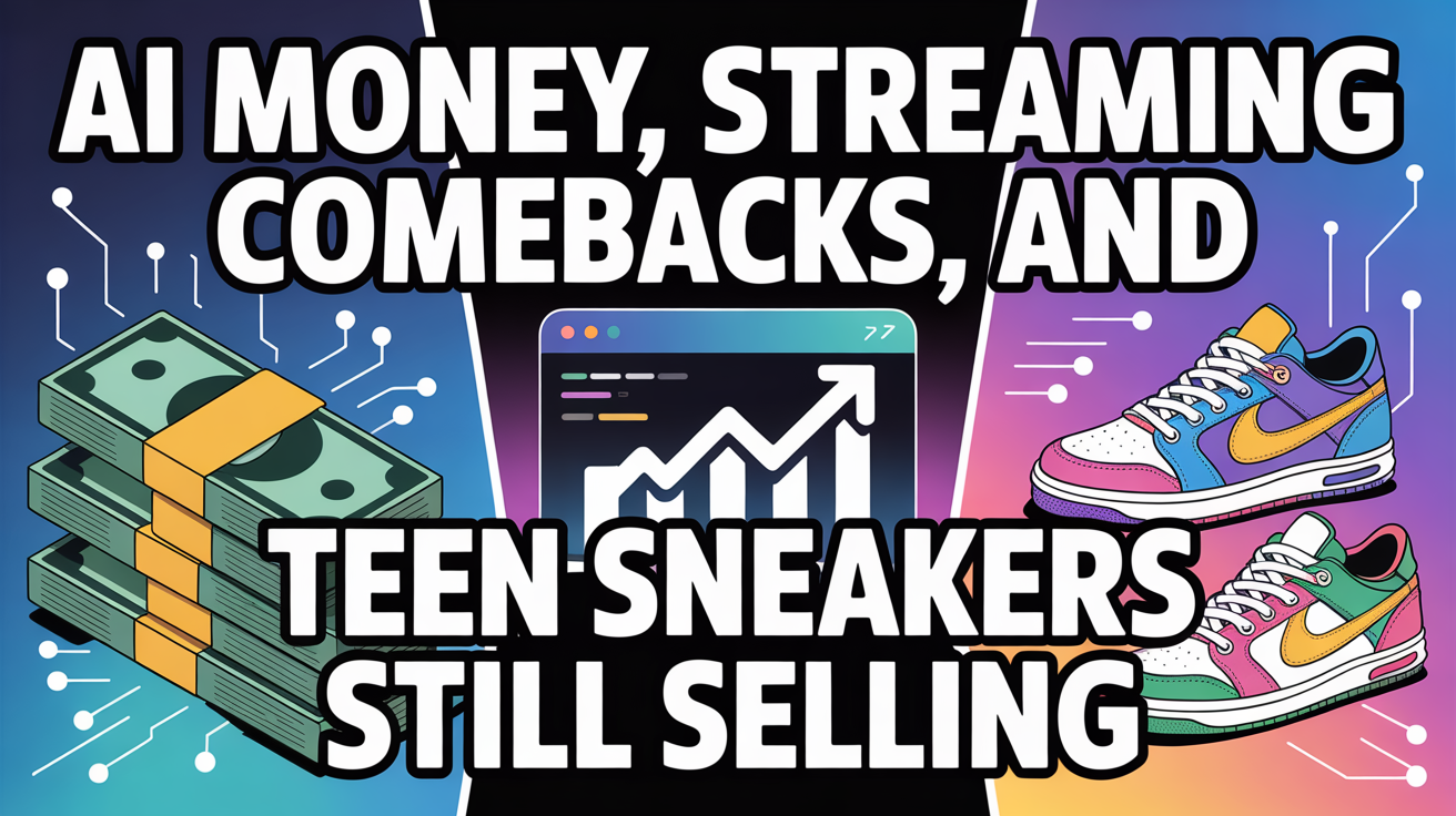 AI Money, Streaming Comebacks, and Teen Sneakers Still Selling