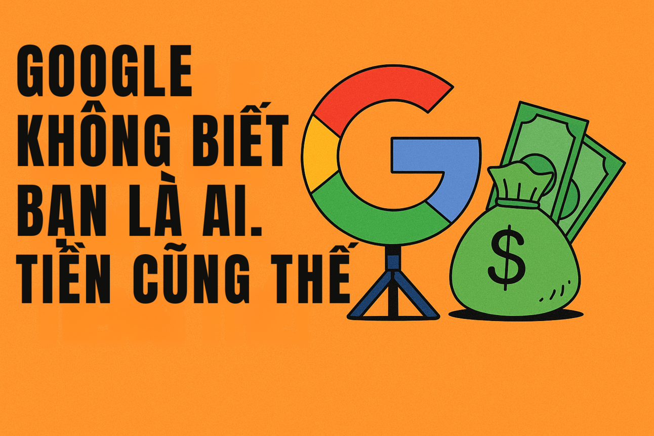 Google không biết bạn là ai, tiền cũng thế!