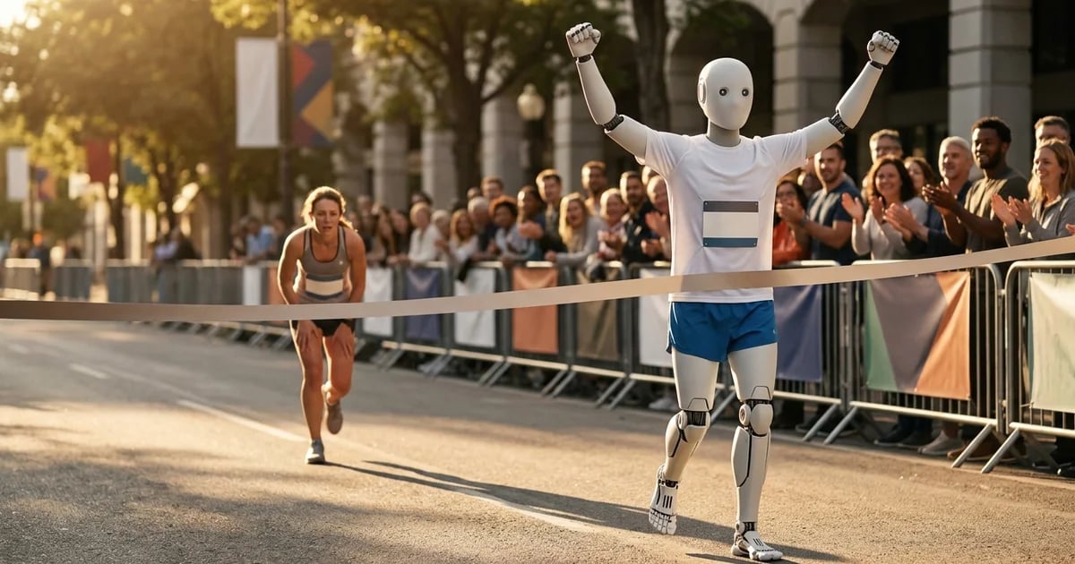Un humanoide ha batido el récord mundial humano de media maratón. Lo importante no es el robot