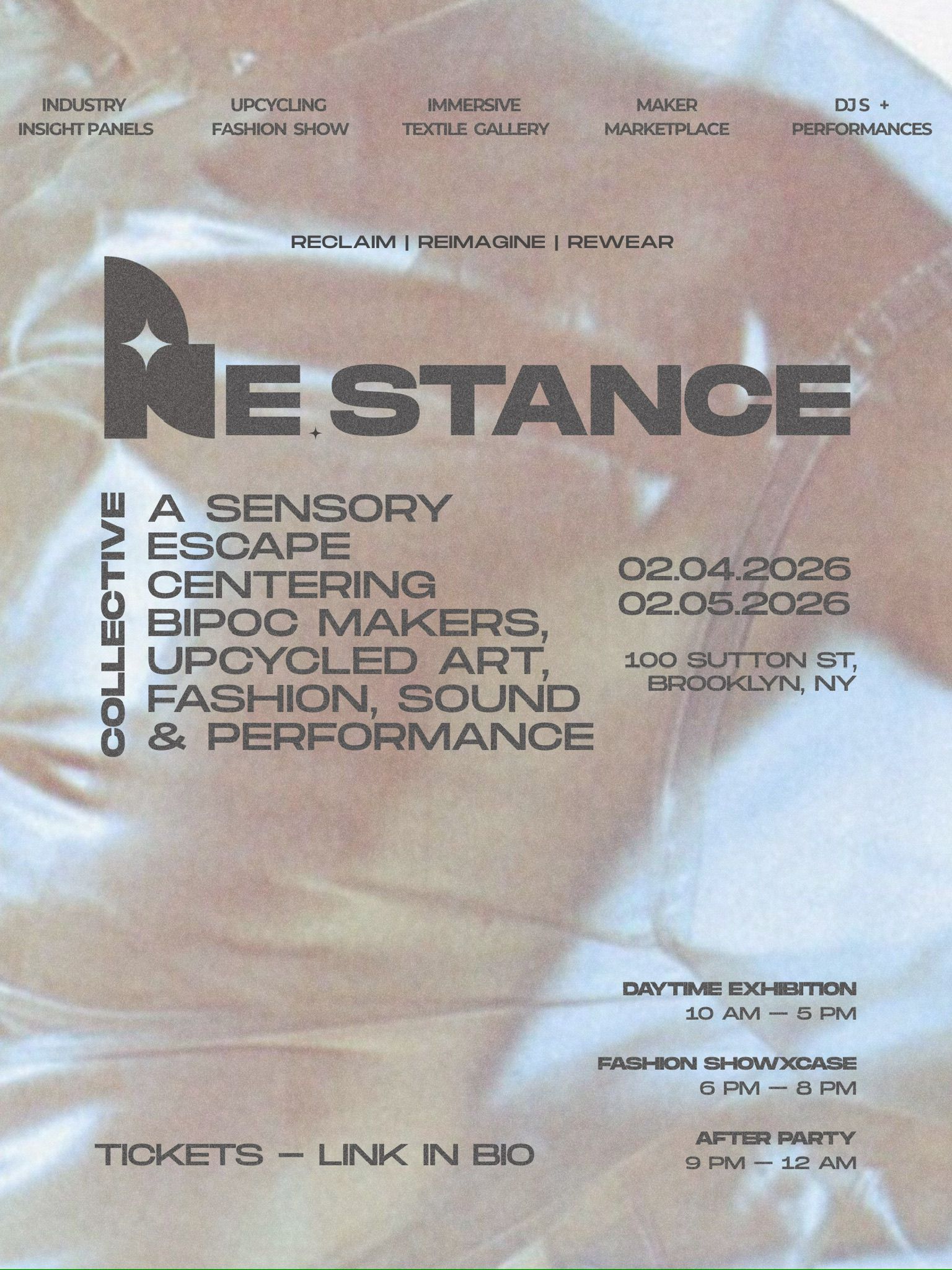 RE.STANCE COLLECTIVE  Feb 4–5, 2026 · NYFW