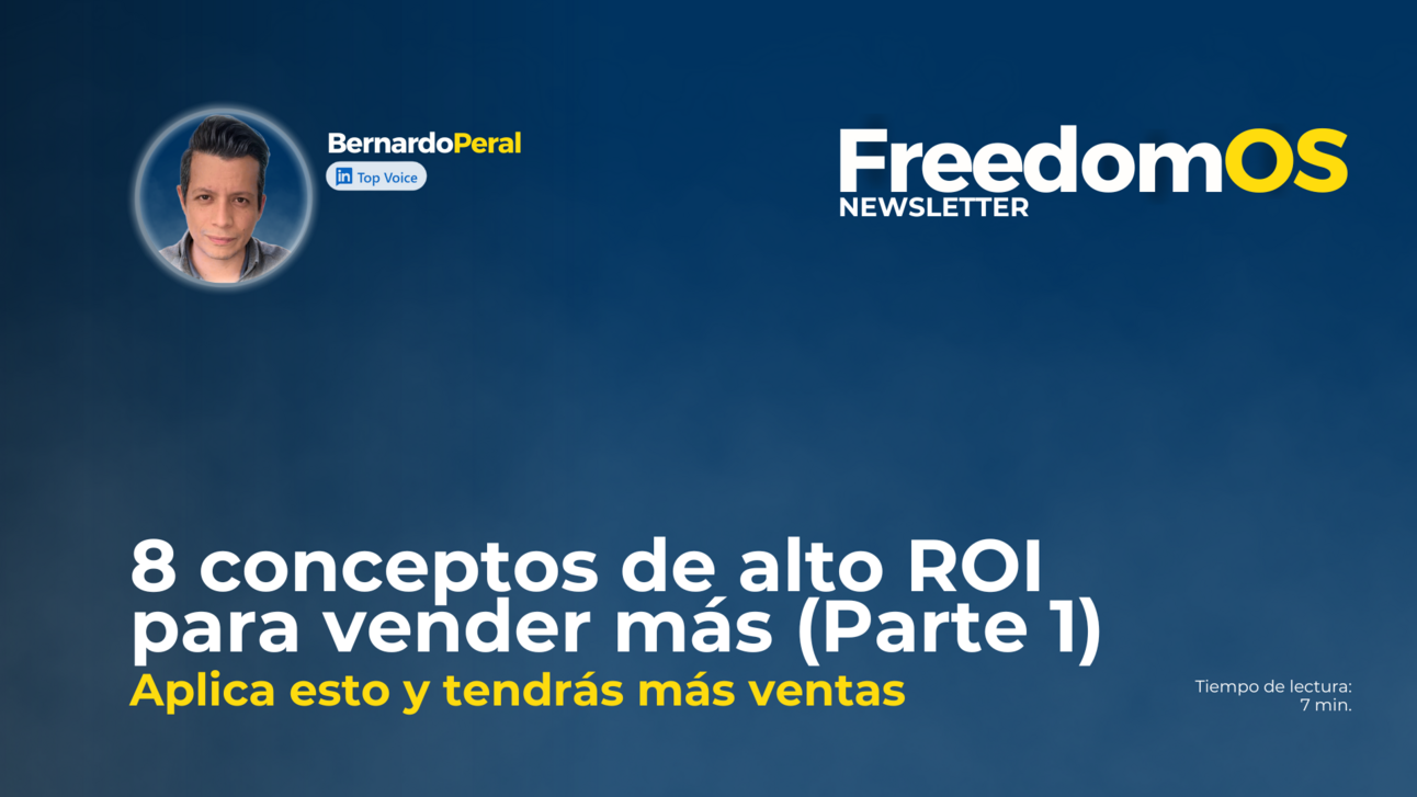 8 conceptos de alto ROI para vender más (Parte 1)