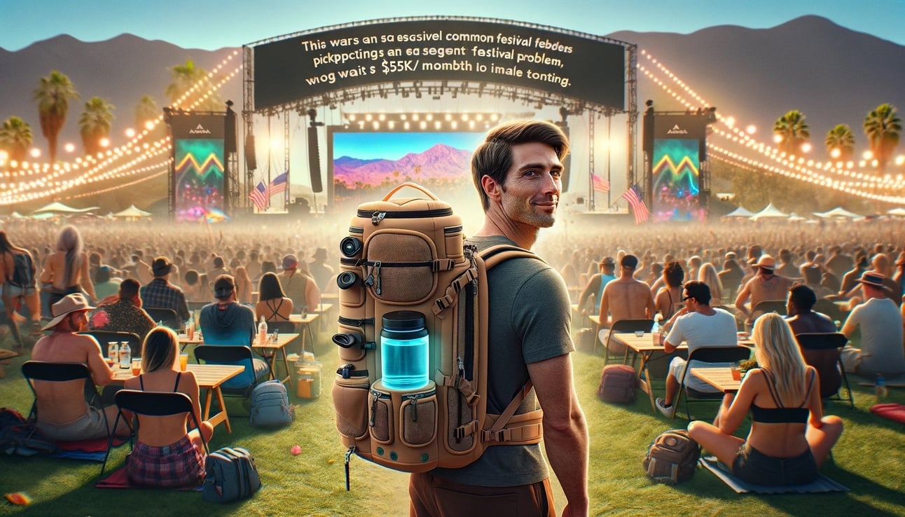 Anti-Theft Backpack idea → $55k/month