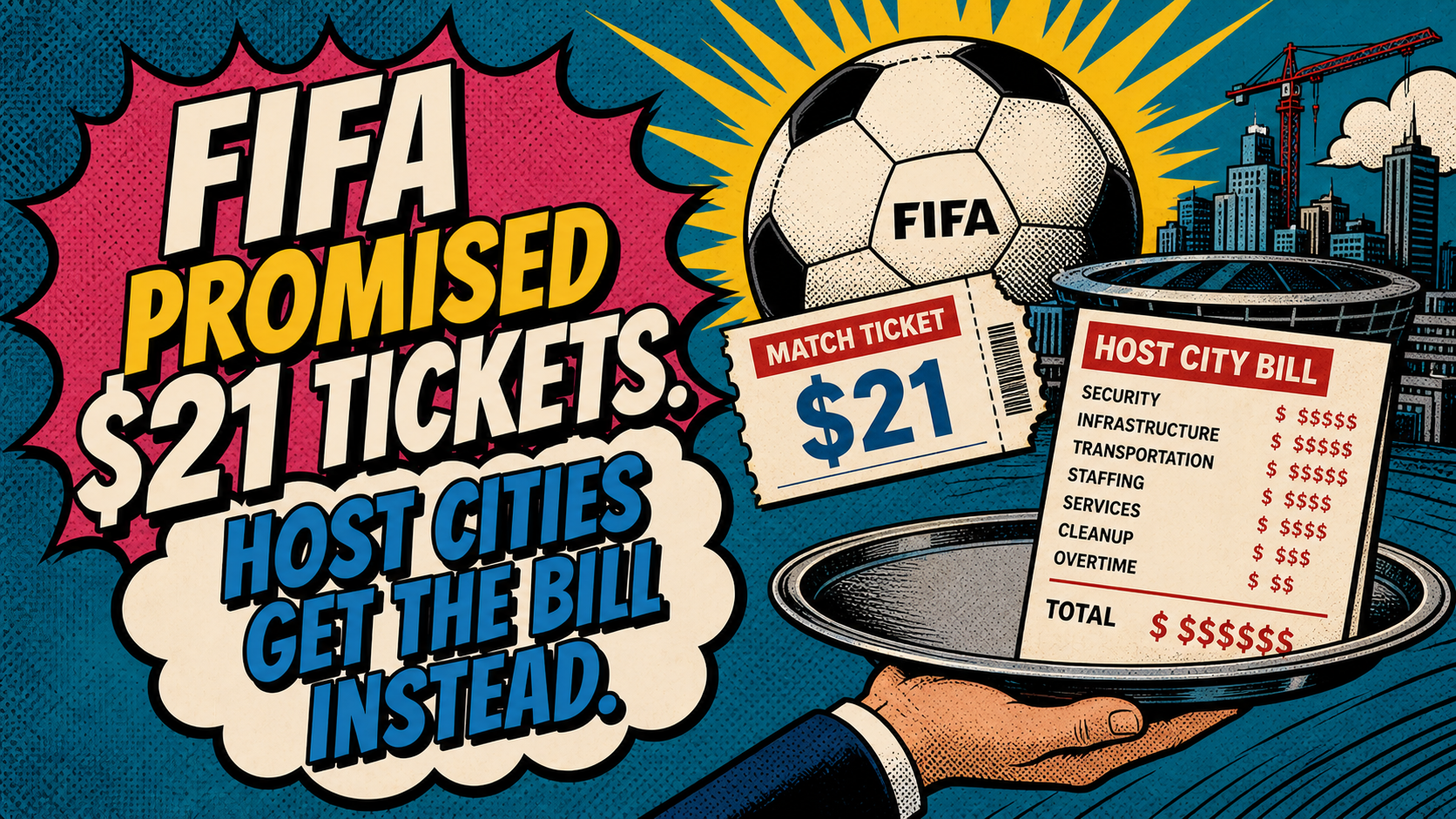 FIFA Promised $21 Tickets. Host Cities Get the Bill Instead.