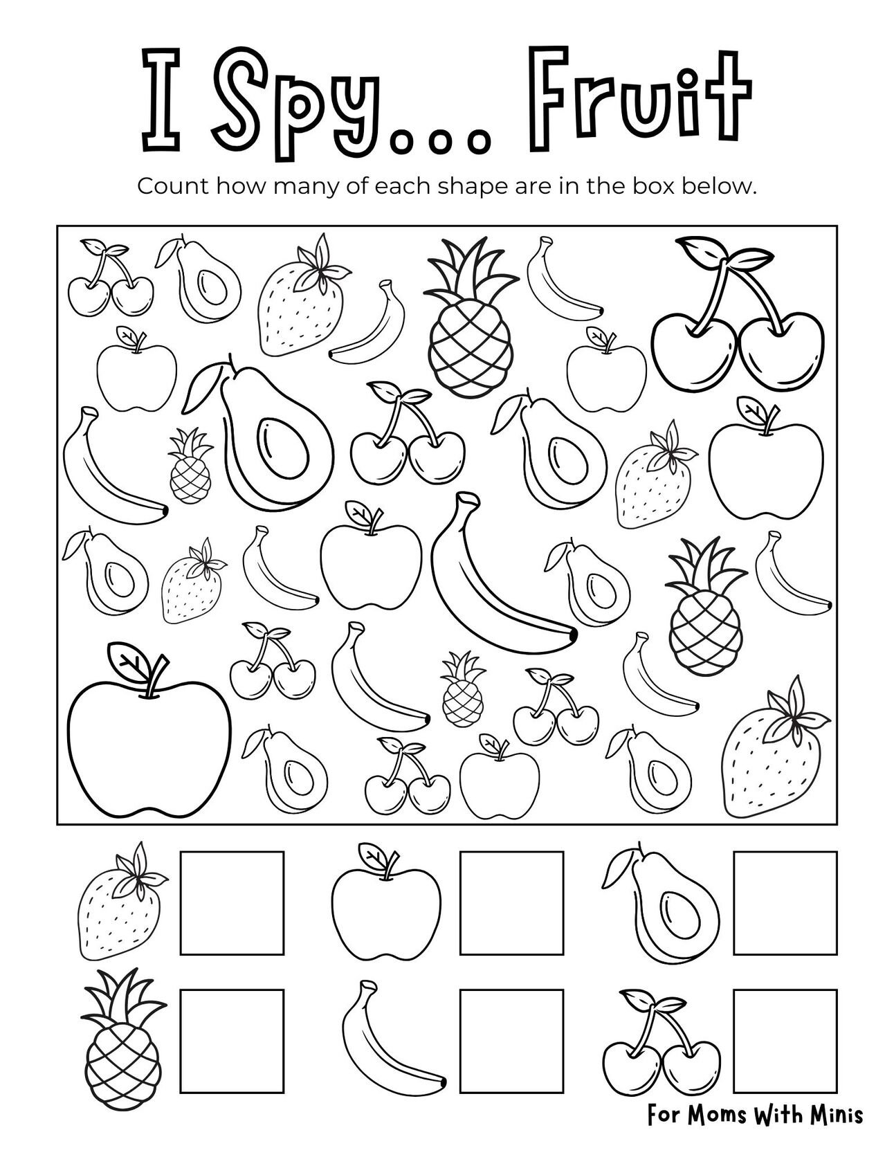 Search and Find Fruit