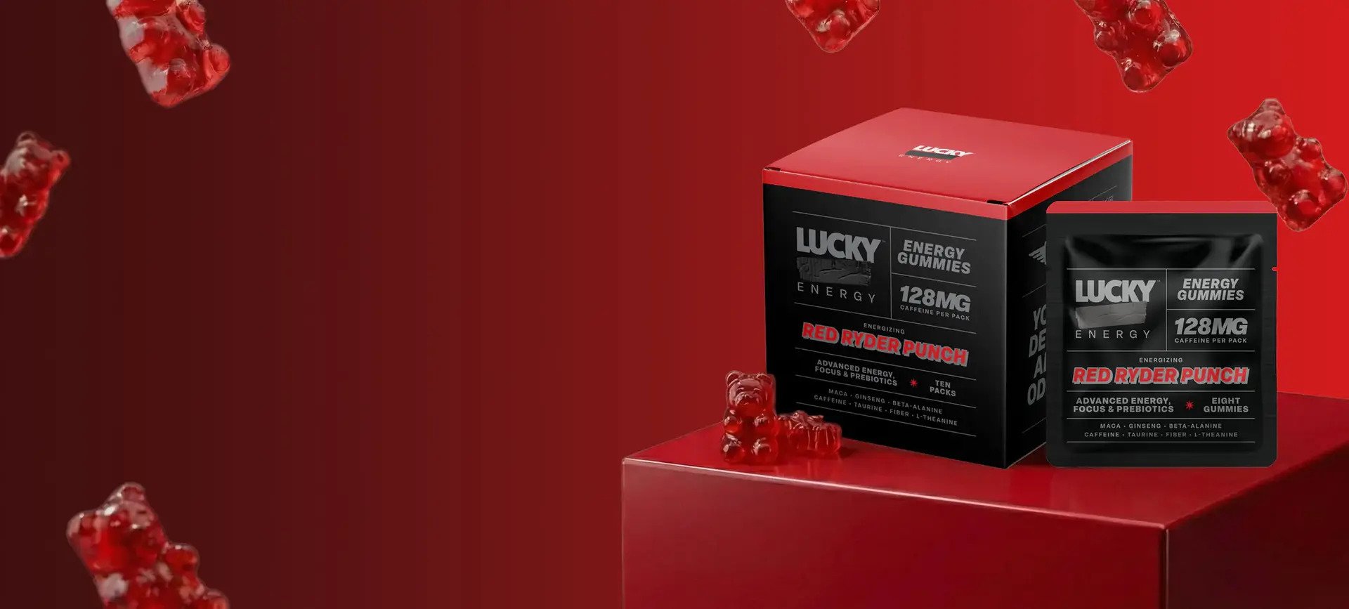 Lucky Energy Launches Energy Gummies With 128mg Caffeine and 7g Prebiotic Fiber