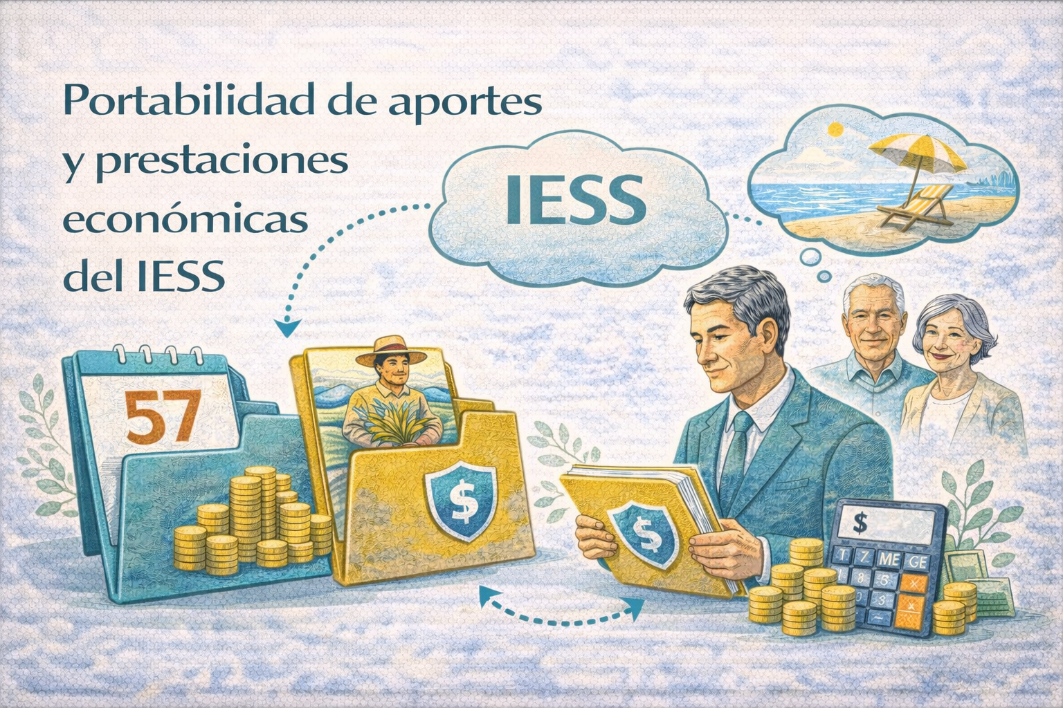 ¿Portabilidad de aportes y prestaciones económicas del IESS?🤔 