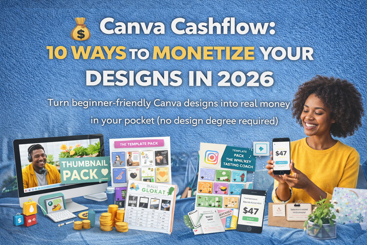 🎨 Canva Cashflow: 10 Ways to Monetize Your Designs in 2026