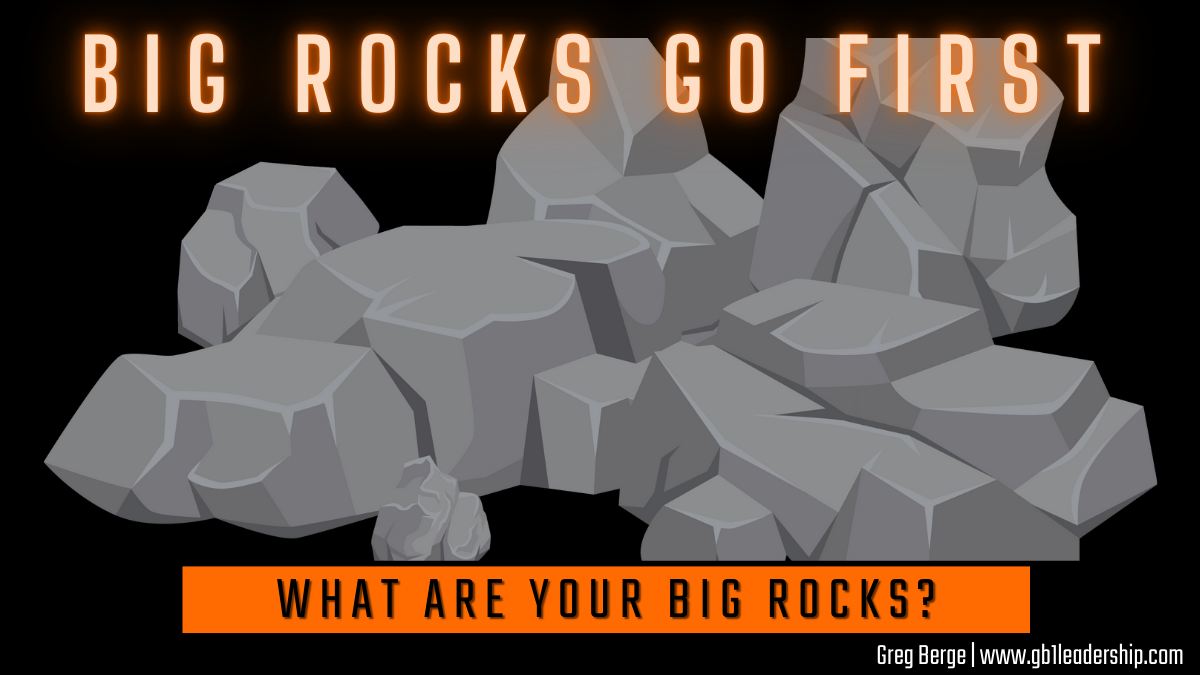 🏆 Big Rocks Go First