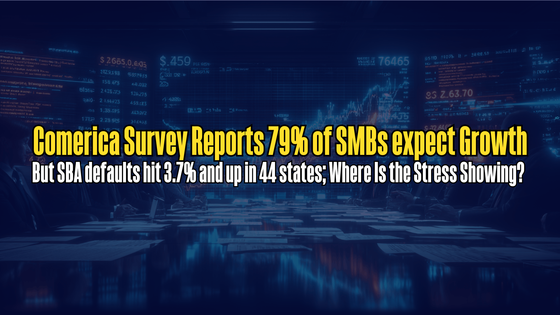 Comerica Survey Reports 79% of SMBs expect Growth
