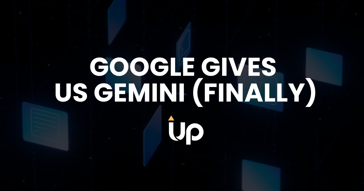 Google Gives Us Gemini (Finally)