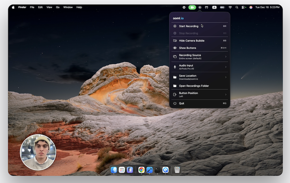 ooml.io: Screen Recording Without the Bloat