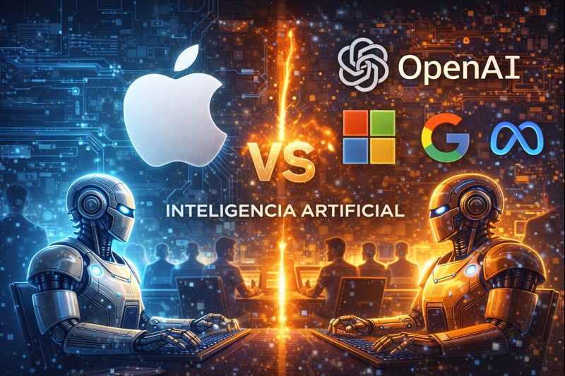 📲​ La IA de Apple frente a OpenAI, Google y Microsoft