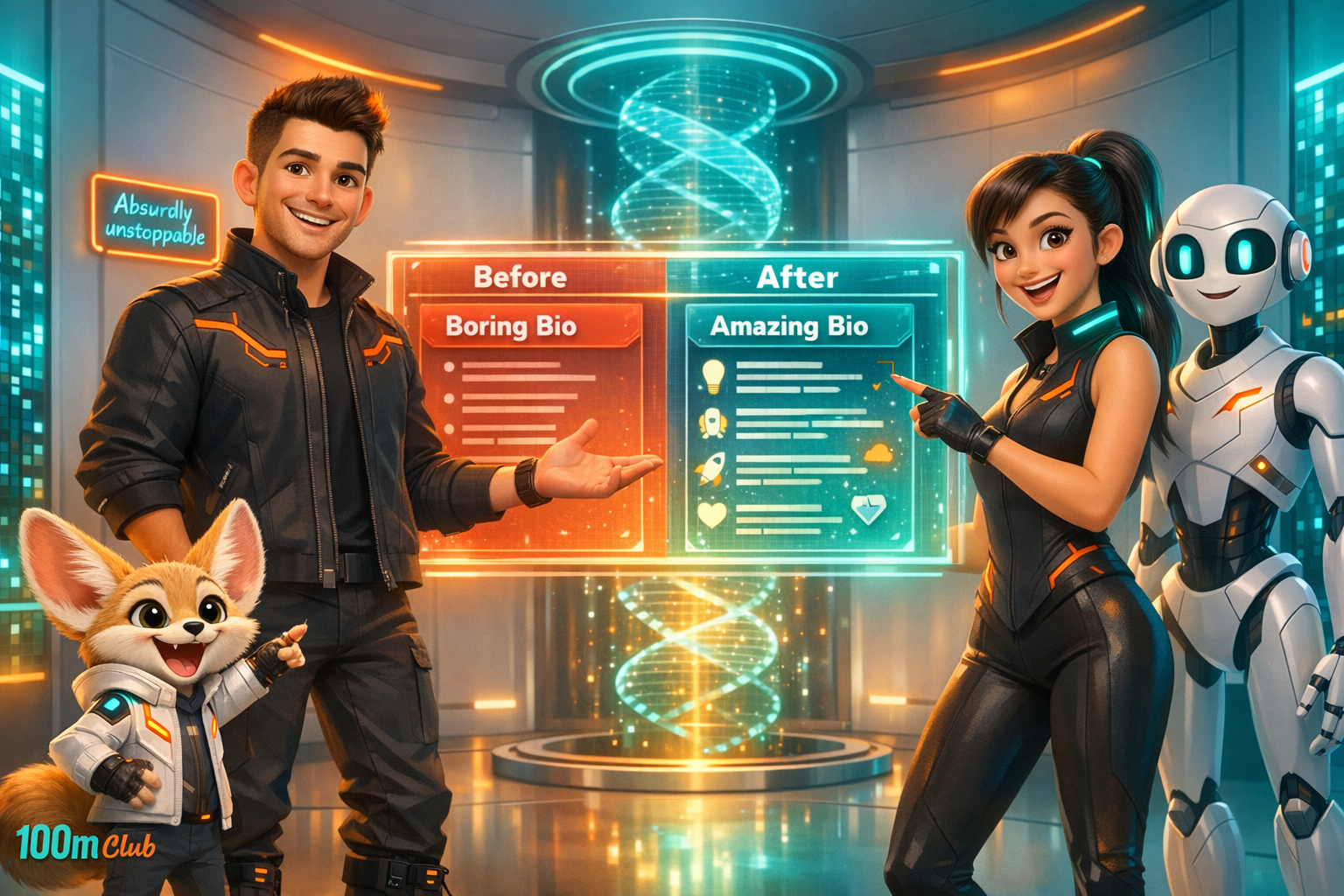 Write a backstory that makes strangers root for you