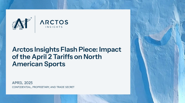 Arctos Insights Flash Piece: Impact of the April 2 Tariffs on North American Sports
