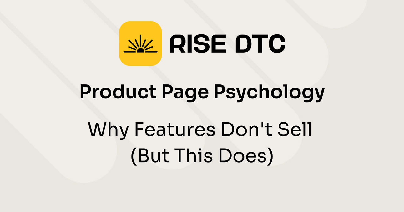 Product Page Psychology: Why Features Don't Sell (But This Does) 💻