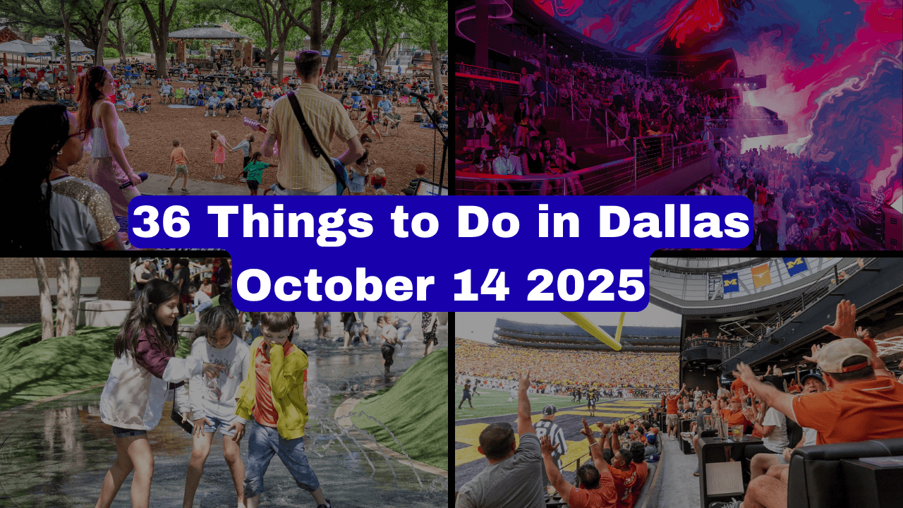 🎯 What’s On in Dallas Tonight — Tuesday, October 14, 2025