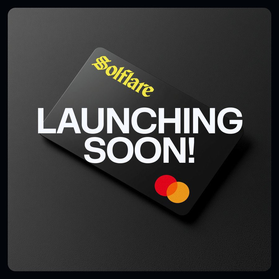 Introducing: Solflare Card 👑