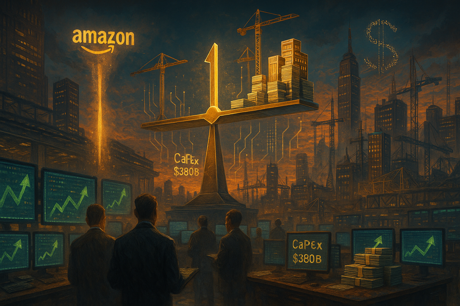 Amazon Rockets Higher | AI Spending Hits $380B | Stocks End October Strong