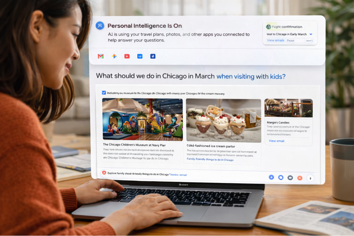 Google Expands “Personal Intelligence” Into AI Mode in Search