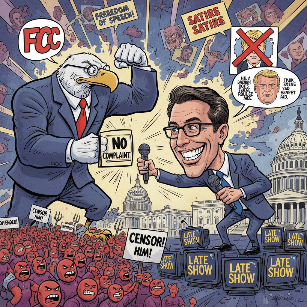 FCC Pushes Back Against Colbert Interview Drama