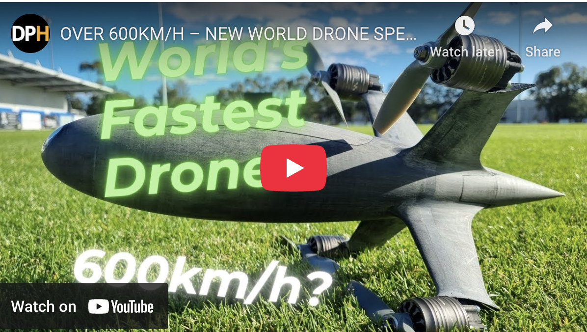 603 KM/H: Breaking the World Drone Speed Record