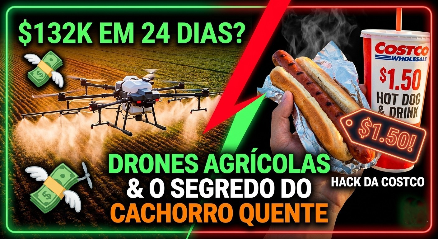 F-YOU MONEY - Drones de $132k e a Engenharia do Carrinho de Compras