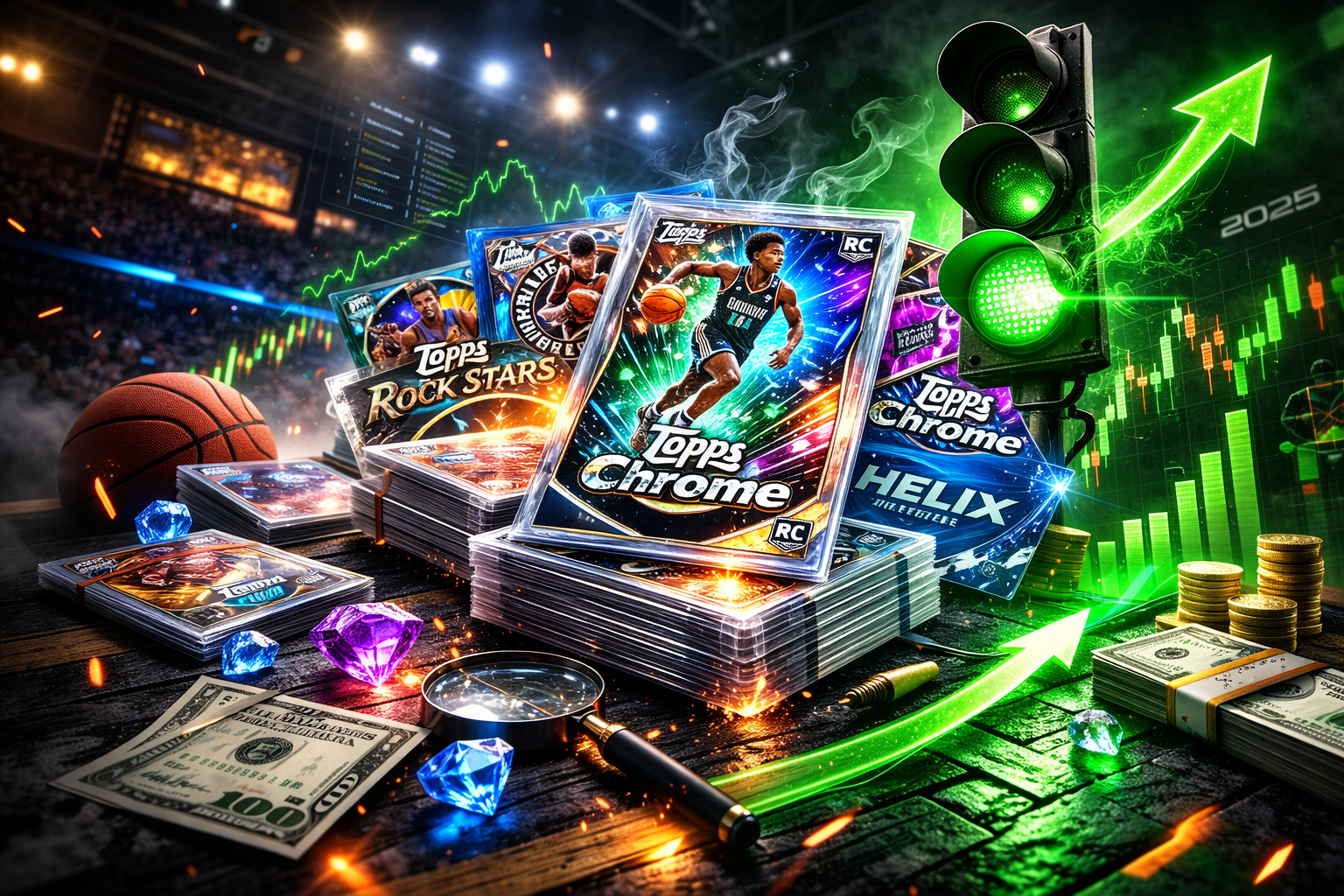 🚦 I Just Flipped the Switch on 2025 Topps Chrome Basketball...