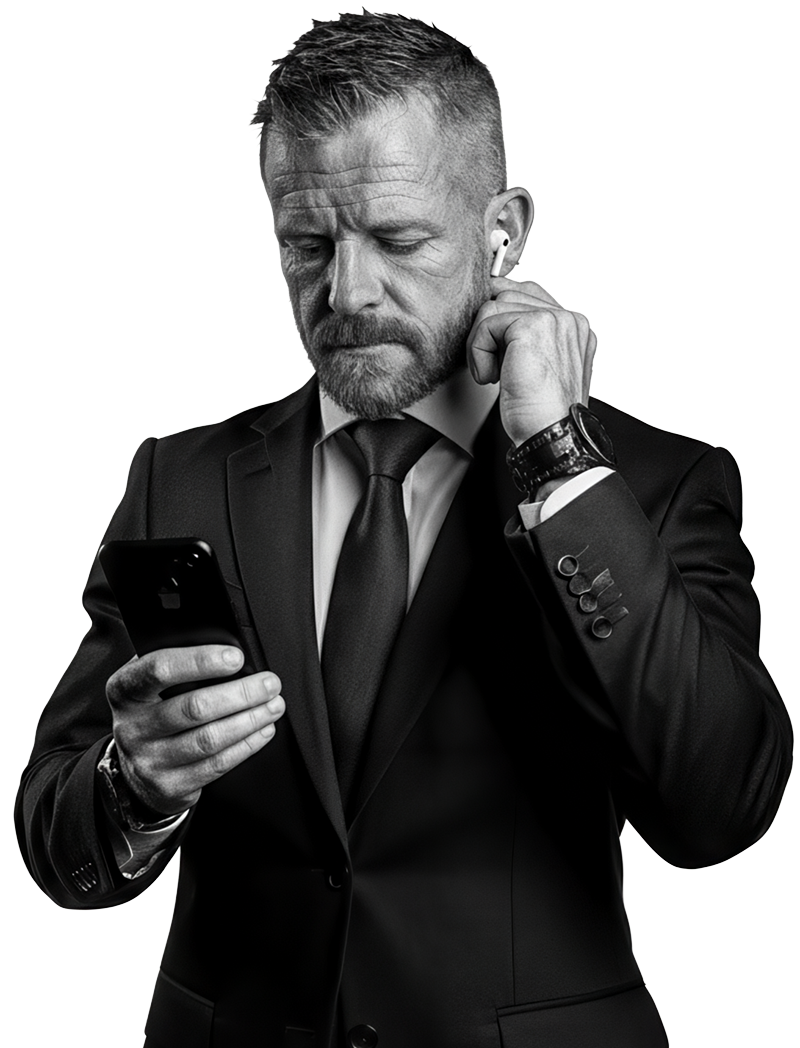 Bodyguard listening to the Circuit Magazine Podcast