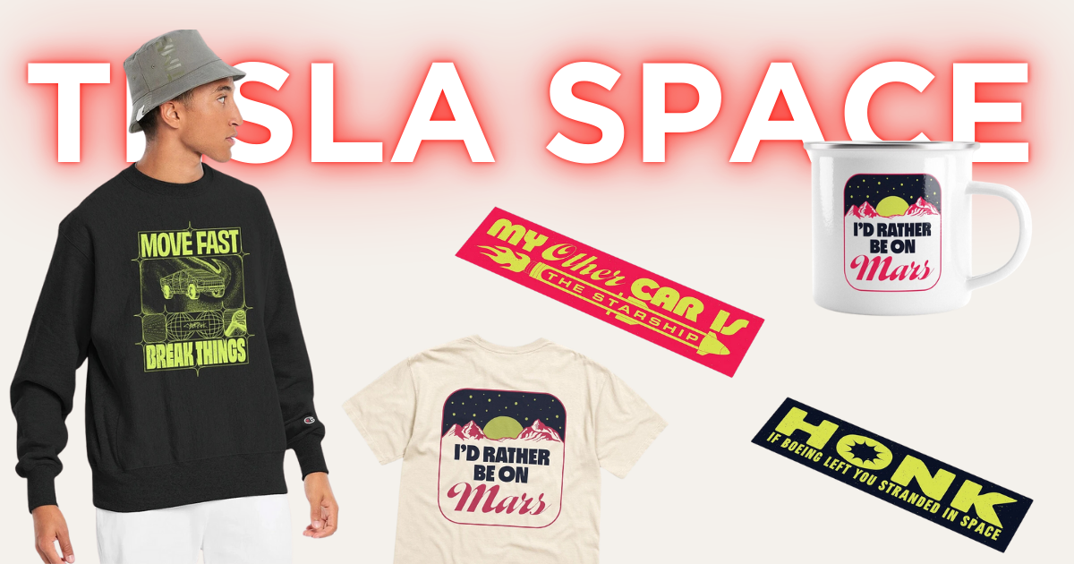 ⚡️ Tesla Space merch drop