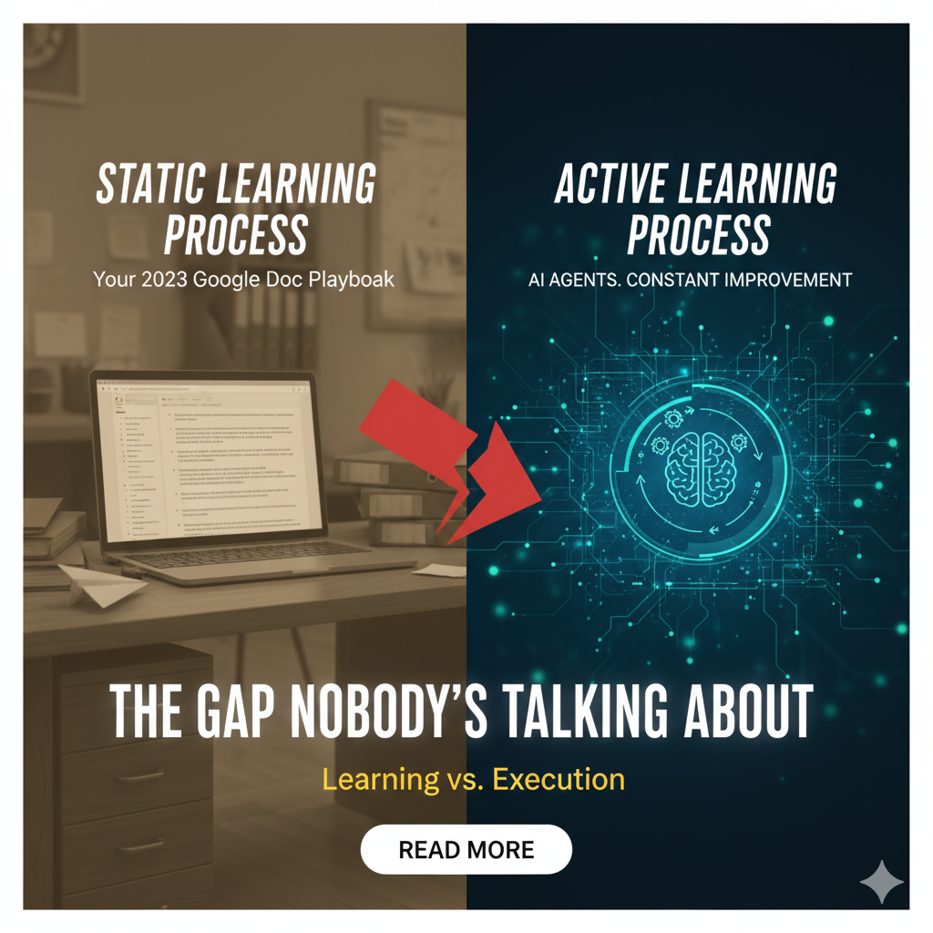 Your Processes Should Get Smarter Every Week (Yours Don't)