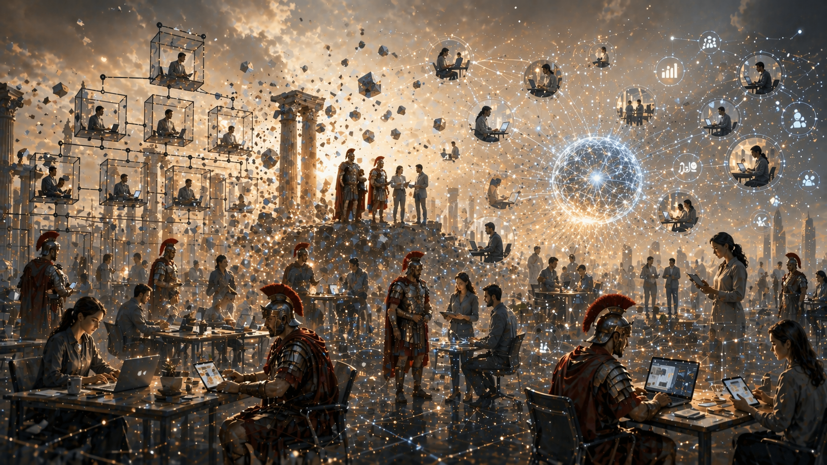 #19 A hierarquia de 2 mil anos com os dias contados. A primeira chefe IA do mundo. A verdade das salas de reunião sobre IA.