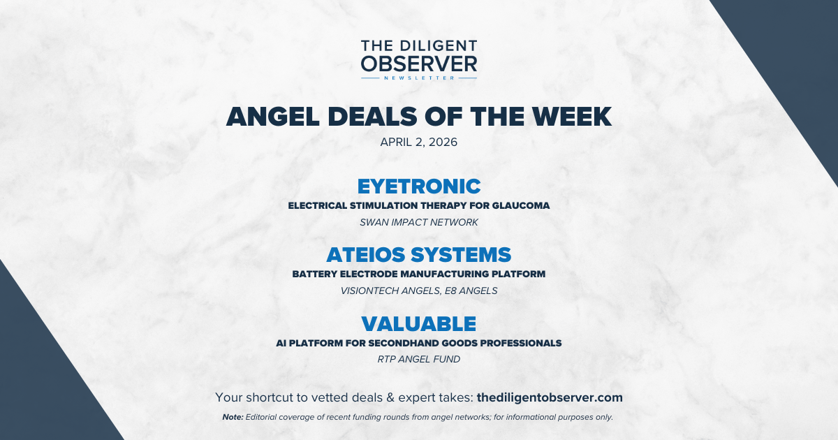 Estate Sale AI, Why High Oil Prices Rattle Private Markets, and the Startup Loss Deduction Most Angels Miss