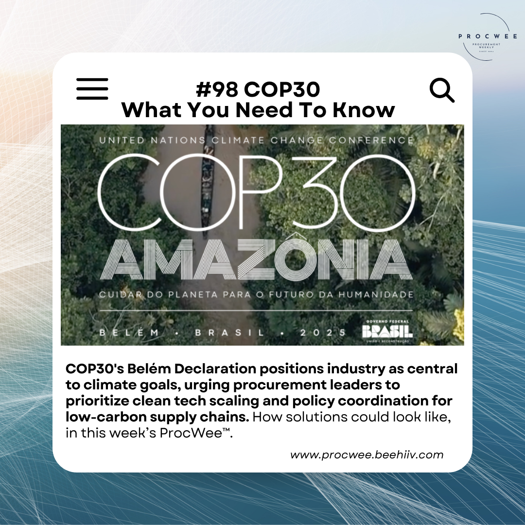 COP30 AMAZONIA | Issue #98 | 19 November 2025 