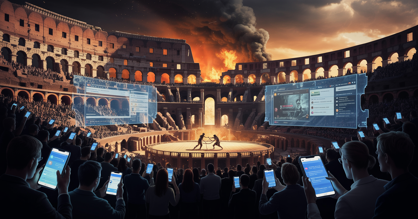 We're All Just Watching Gladiators While Rome Burns