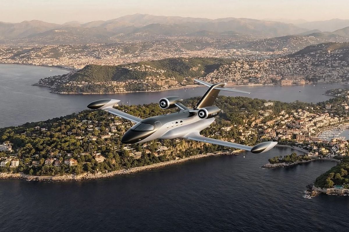 🛫 Quieter, cleaner business jet en route