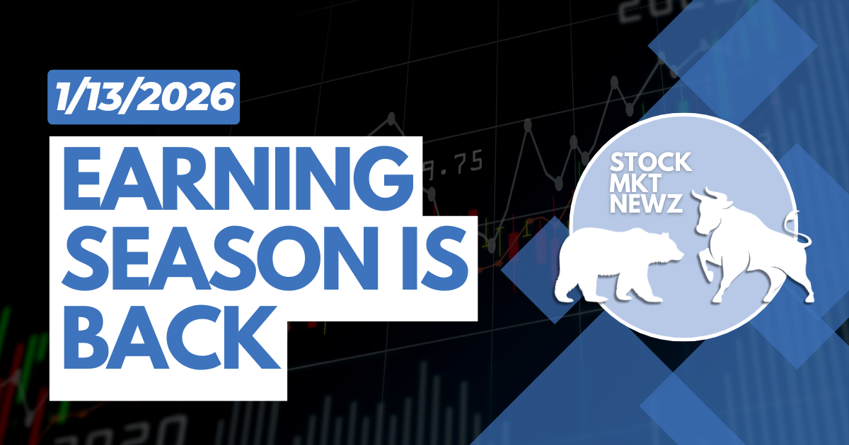 EARNING SEASON IS BACK
