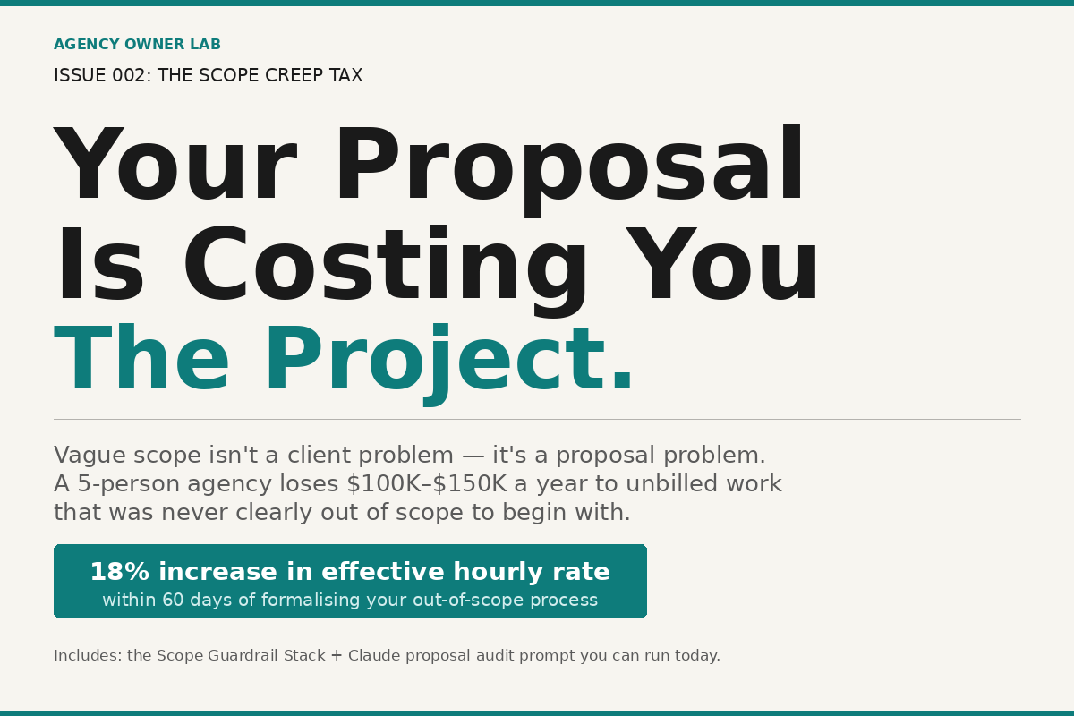 The Agency Operator: Issue 02