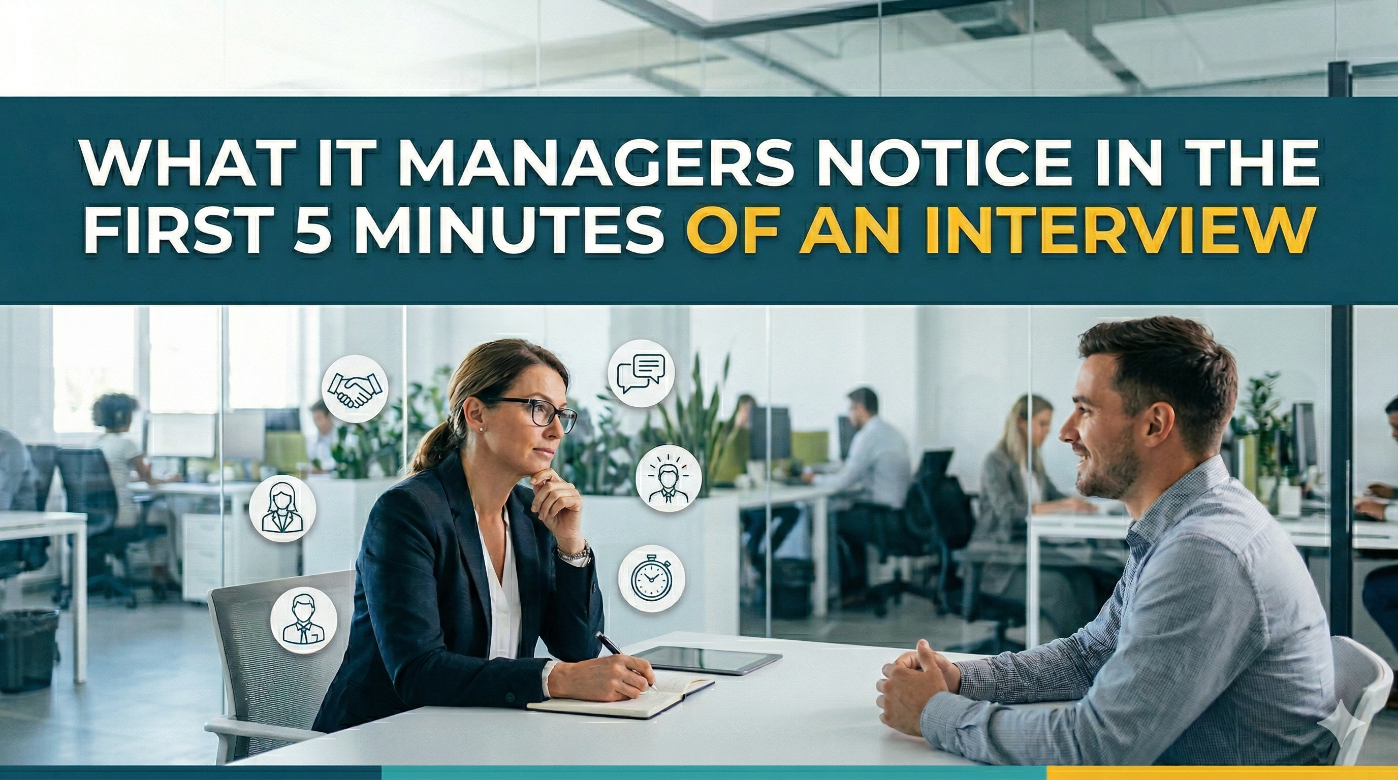 What IT Managers Notice in the First 5 Minutes of an Interview