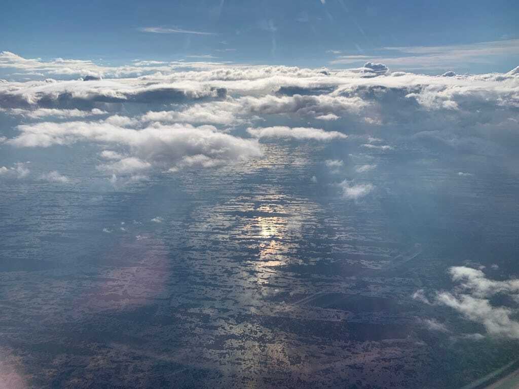 A few thoughts from 30,000 feet