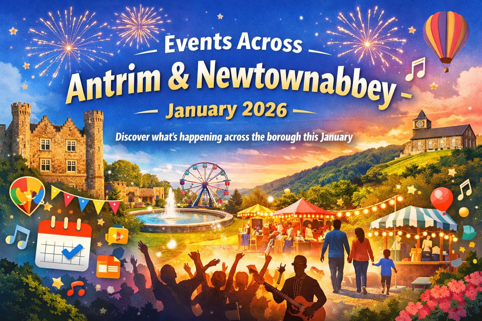 January 2026: Events Taking Place Across The Borough Of Antrim & Newtownabbey
