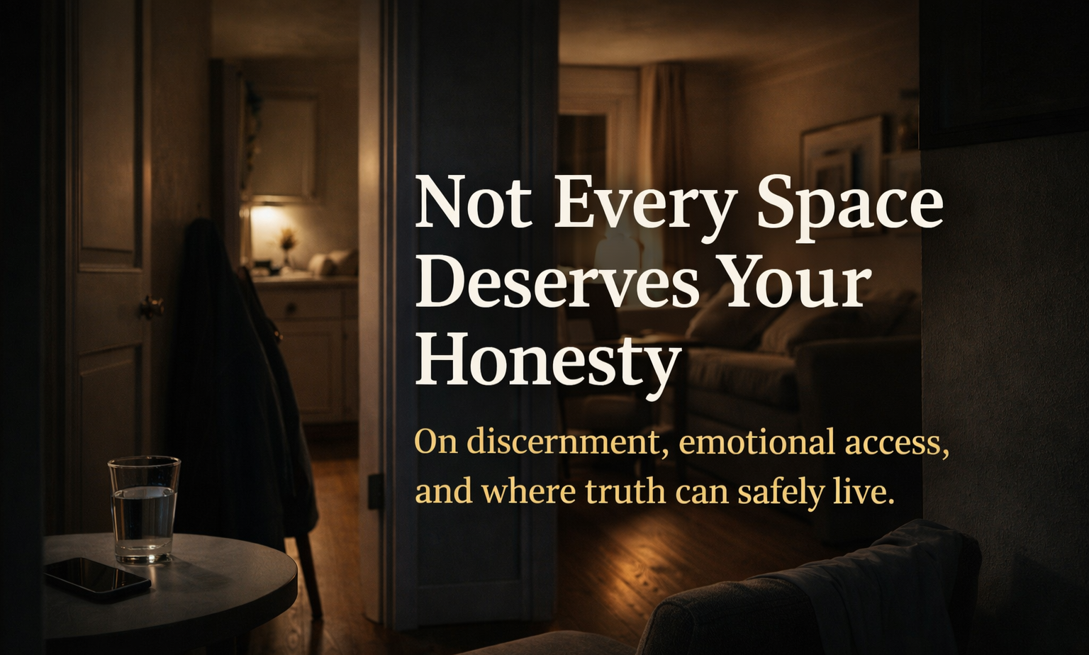 Not Every Space Deserves Your Honesty