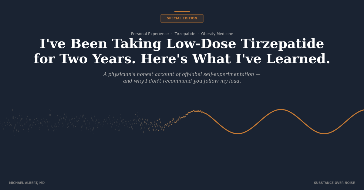 SPECIAL EDITION: I've Been Taking Low-Dose Tirzepatide for Two Years. Here's What I've Learned.