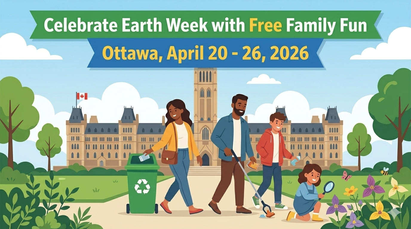 VIP - Free Family Events in Ottawa this Week April 20-26, 2026 and Free Coloring Pages
