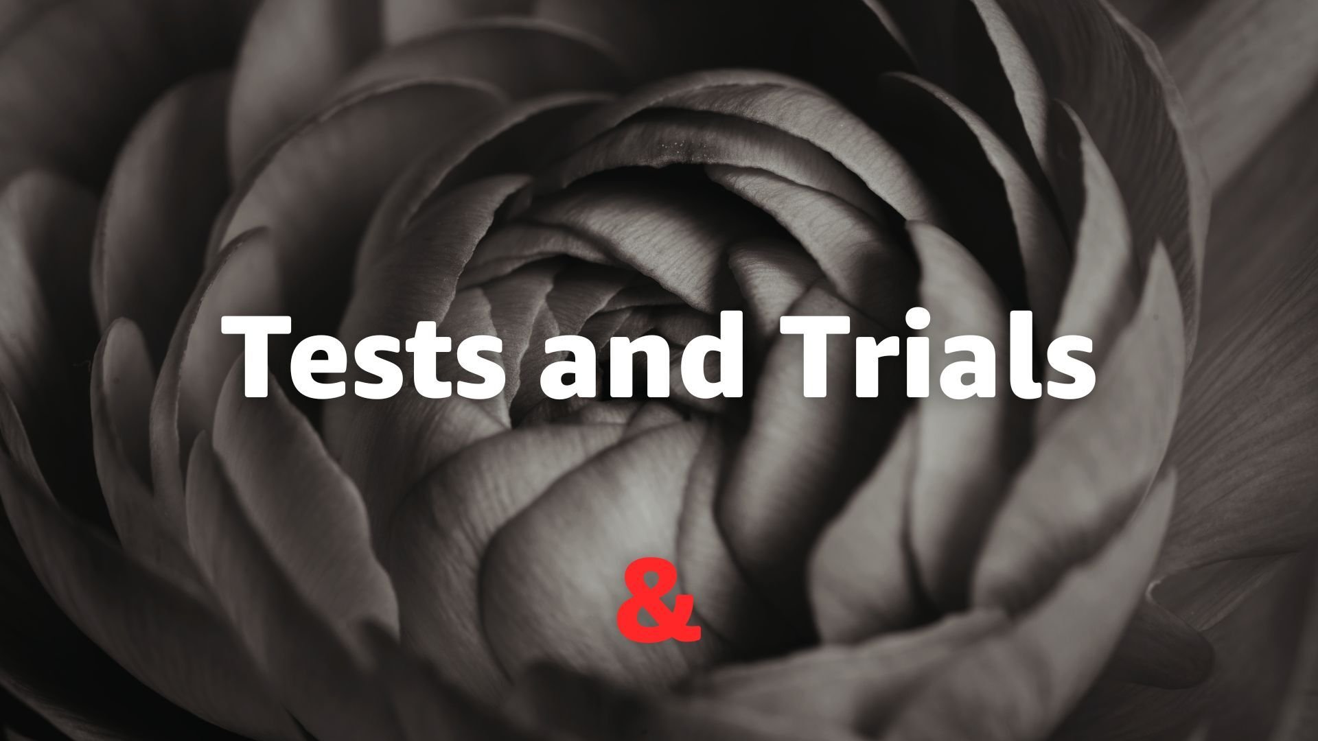 Tests and Trials
