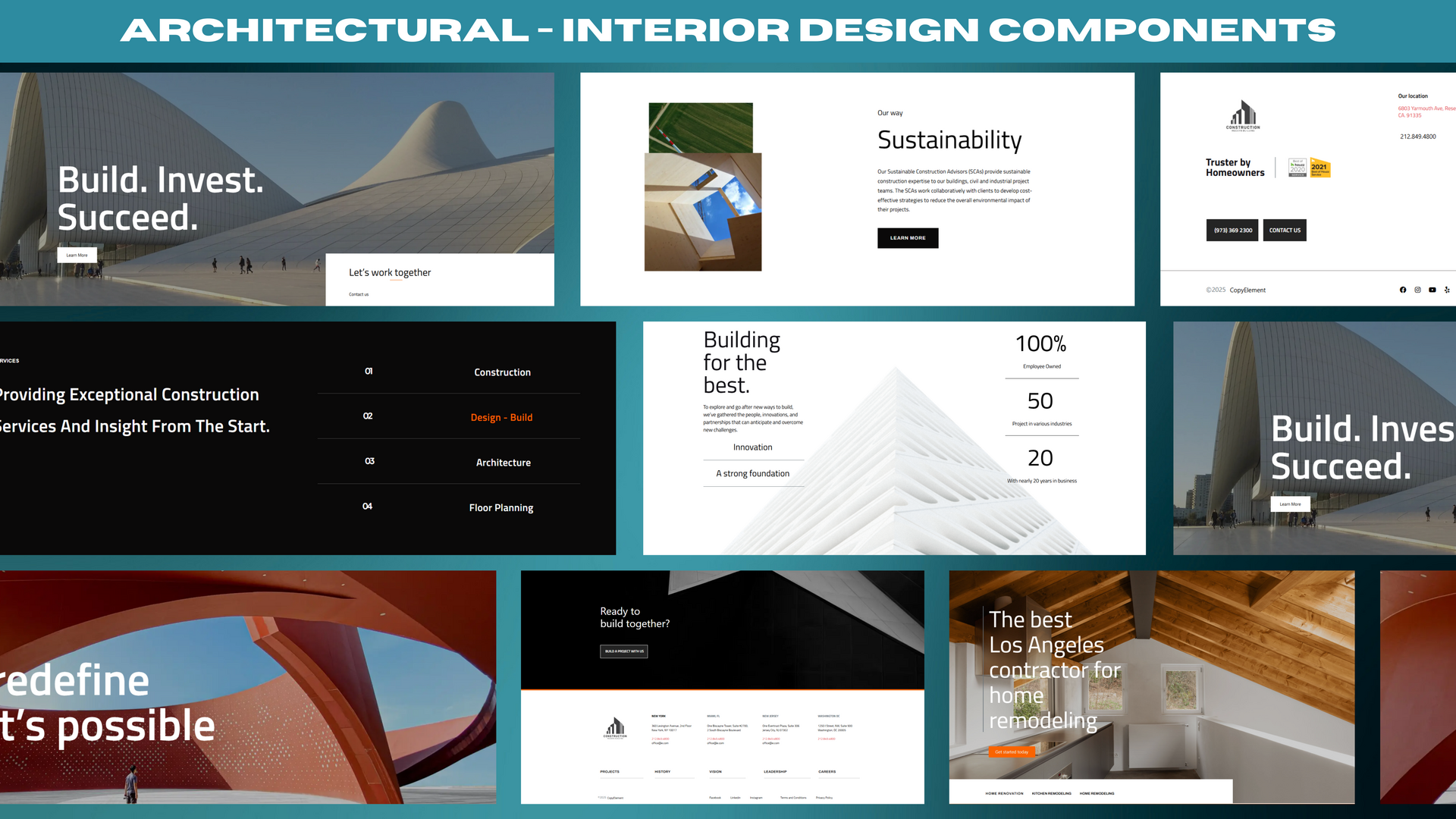 New Drop: Architectural & Interior Design Components
